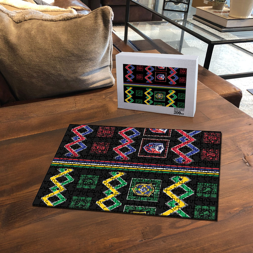 Brazil And Haiti Football Puzzle Mix Brazilian Haitian Roots
