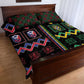 Brazil And Haiti Football Quilt Bed Set Mix Brazilian Haitian Roots
