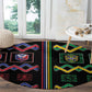 Brazil And Haiti Football Round Carpet Mix Brazilian Haitian Roots