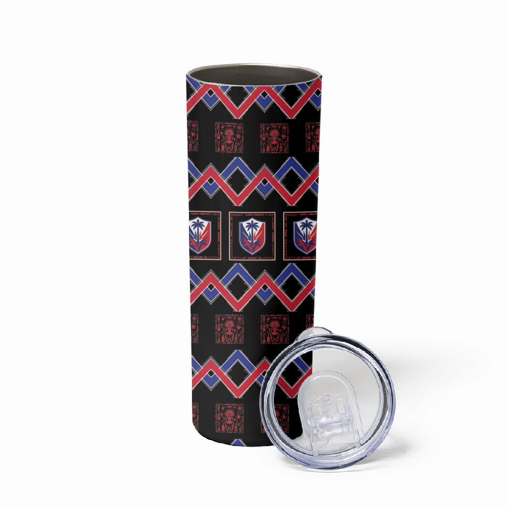 Brazil And Haiti Football Skinny Tumbler Mix Brazilian Haitian Roots