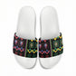 Brazil And Haiti Football Slide Sandals Mix Brazilian Haitian Roots