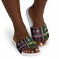 Brazil And Haiti Football Slide Sandals Mix Brazilian Haitian Roots