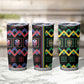 Brazil And Haiti Football Tumbler Cup Mix Brazilian Haitian Roots