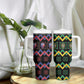 Brazil And Haiti Football Tumbler With Handle Mix Brazilian Haitian Roots