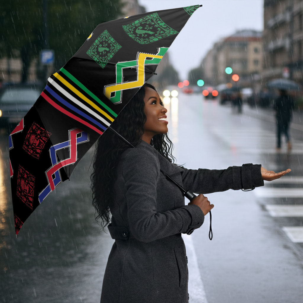Brazil And Haiti Football Umbrella Mix Brazilian Haitian Roots