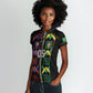 Custom Brazil And Haiti Football Women Polo Shirt Mix Brazilian Haitian Roots