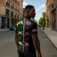 Custom Brazil And Haiti Football Zipper Polo Shirt Mix Brazilian Haitian Roots