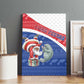 Cape Verde Christmas Canvas Wall Art Black Santa Clause With The Manatee - African Pride