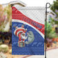 Cape Verde Christmas Garden Flag Black Santa Clause With The Manatee - African Pride