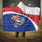 Cape Verde Christmas Hooded Blanket Black Santa Clause With The Manatee - African Pride