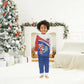 Personalized Cape Verde Christmas Pajama Set Black Santa Clause With The Manatee - African Pride