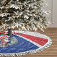 Cape Verde Christmas Tree Skirt Black Santa Clause With The Manatee - African Pride