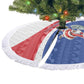 Cape Verde Christmas Tree Skirt Black Santa Clause With The Manatee - African Pride