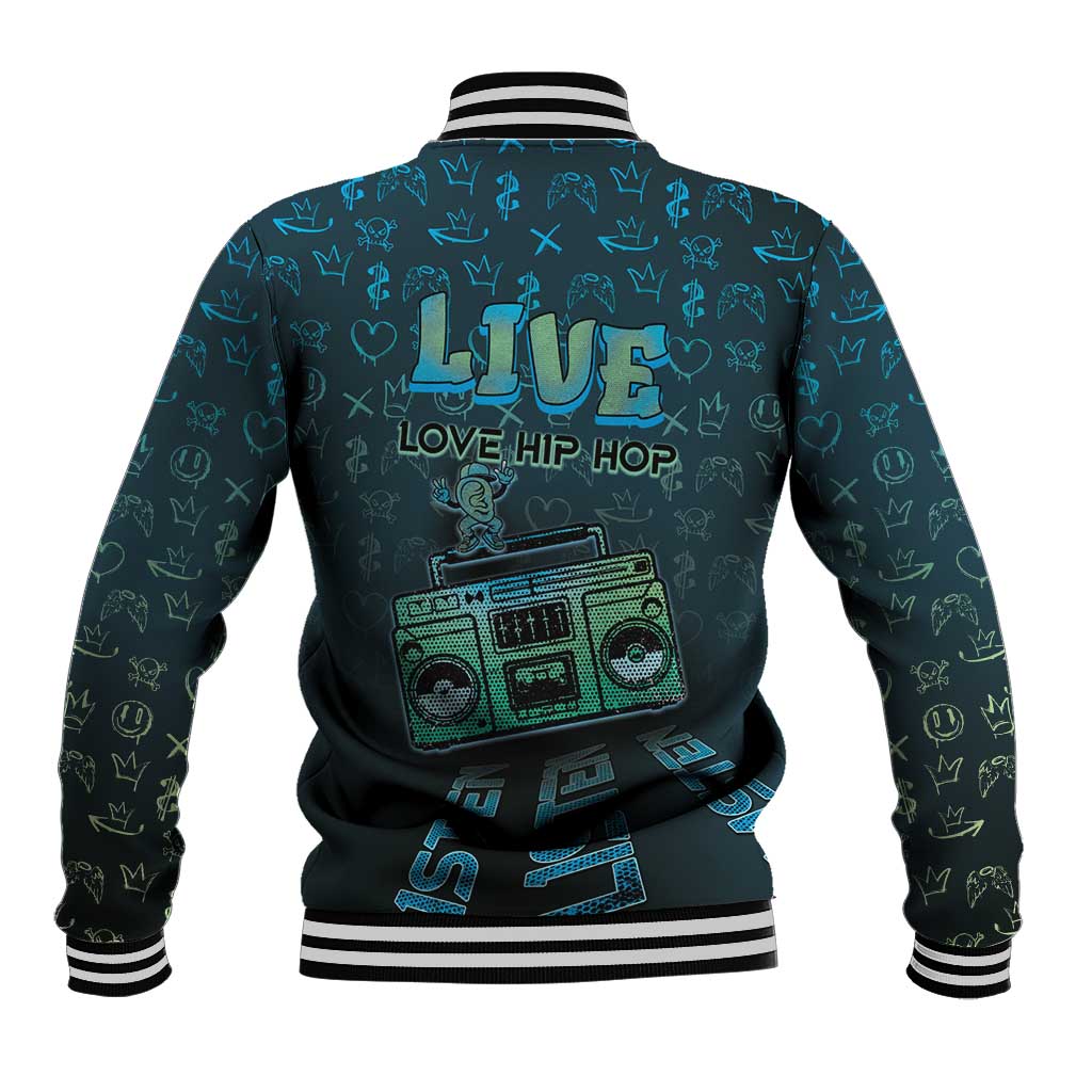Dope Like Hip Hop Baseball Jacket Hiphop Graffiti Style - African Pride
