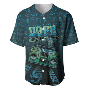 Dope Like Hip Hop Baseball Jersey Hiphop Graffiti Style - African Pride