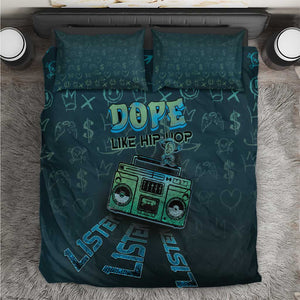 Dope Like Hip Hop Bedding Set Hiphop Graffiti Style - African Pride