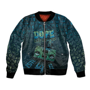 Dope Like Hip Hop Bomber Jacket Hiphop Graffiti Style - African Pride