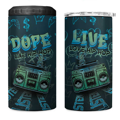 Dope Like Hip Hop 4 in 1 Can Cooler Tumbler Hiphop Graffiti Style - African Pride