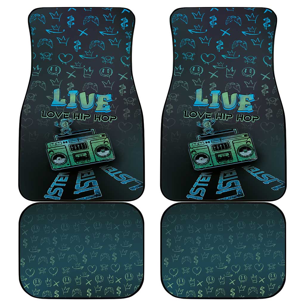 Dope Like Hip Hop Car Mats Hiphop Graffiti Style - African Pride