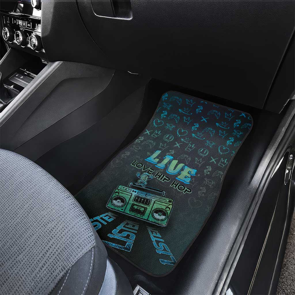 Dope Like Hip Hop Car Mats Hiphop Graffiti Style - African Pride
