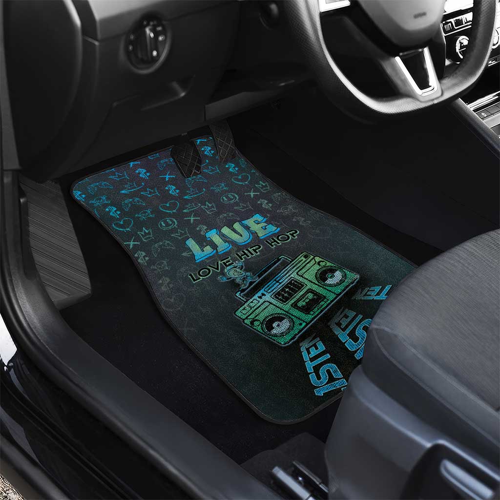 Dope Like Hip Hop Car Mats Hiphop Graffiti Style - African Pride
