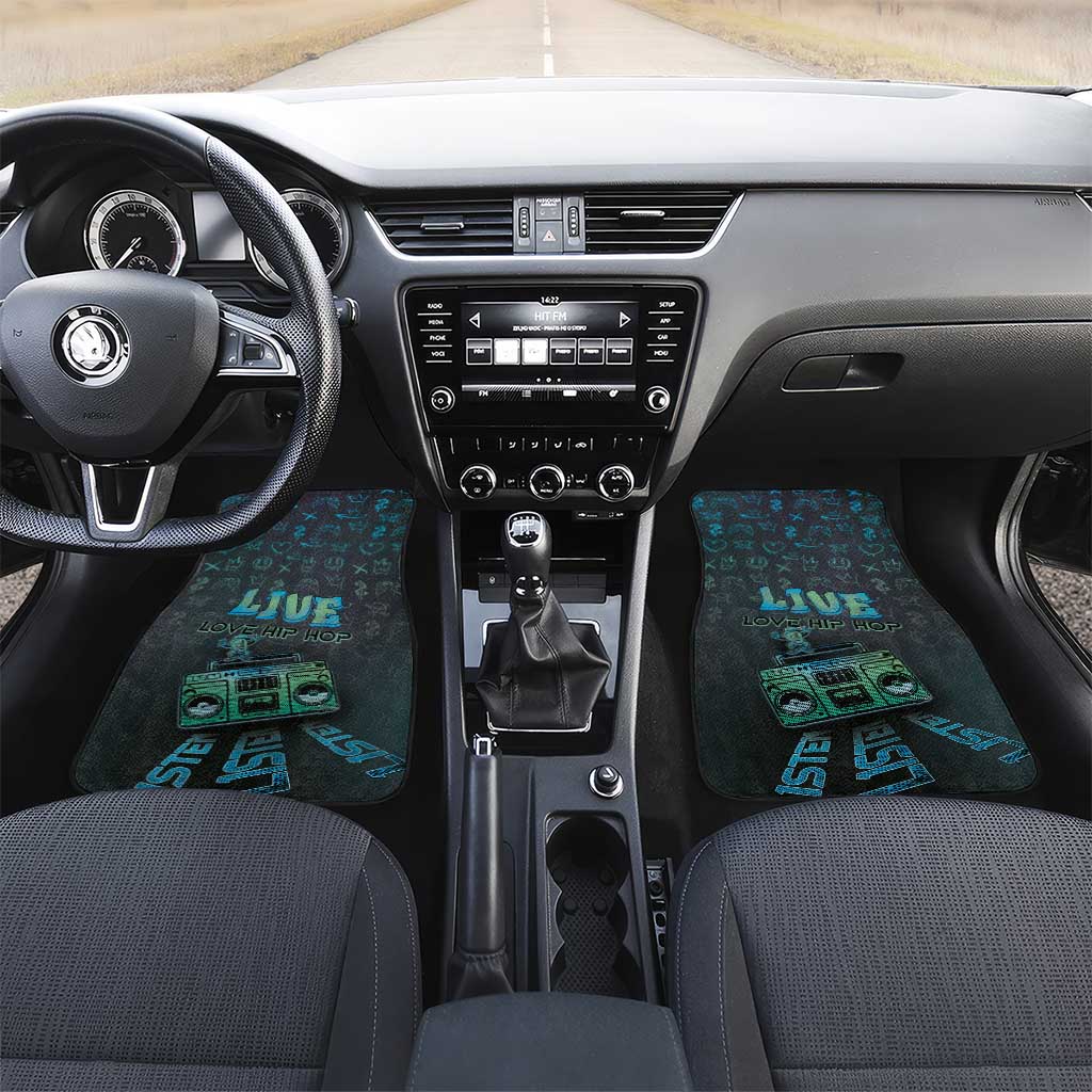 Dope Like Hip Hop Car Mats Hiphop Graffiti Style - African Pride