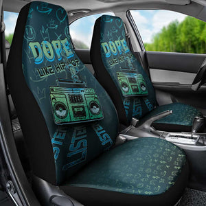 Dope Like Hip Hop Car Seat Cover Hiphop Graffiti Style - African Pride