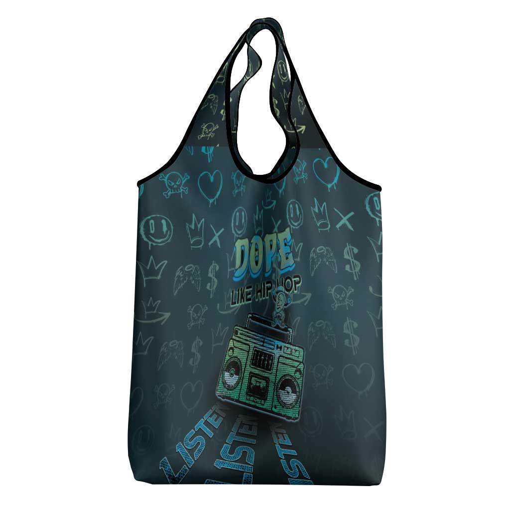Dope Like Hip Hop Grocery Bag Hiphop Graffiti Style - undefined