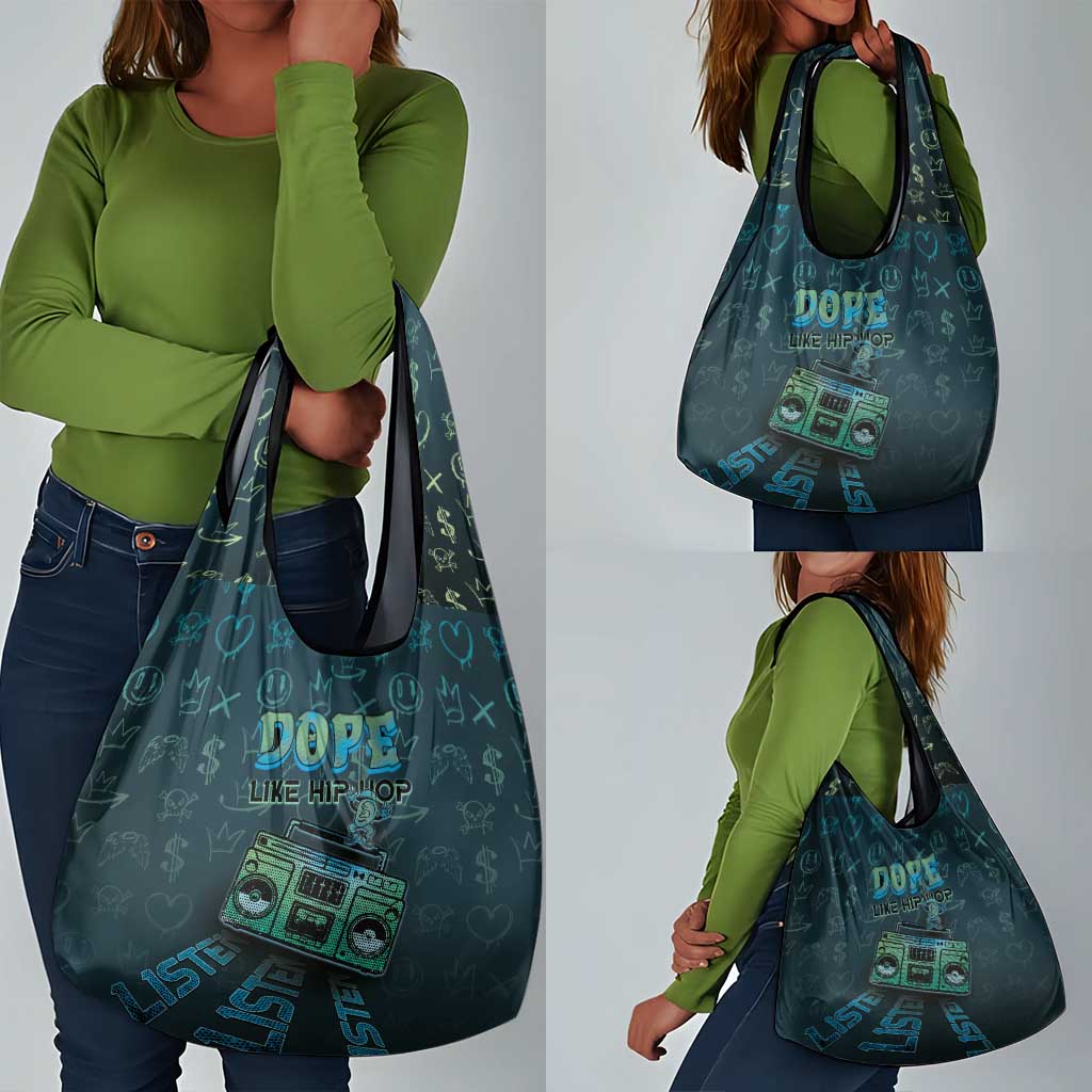 Dope Like Hip Hop Grocery Bag Hiphop Graffiti Style - undefined