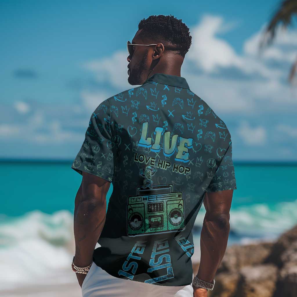 Dope Like Hip Hop Hawaiian Shirt Hiphop Graffiti Style - African Pride