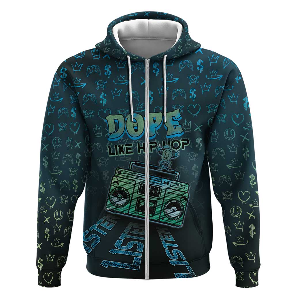 Dope Like Hip Hop Hoodie Hiphop Graffiti Style - African Pride