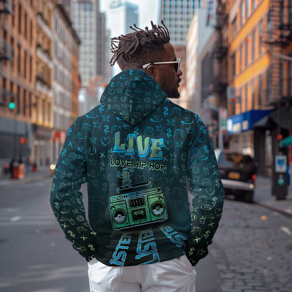Dope Like Hip Hop Hoodie Hiphop Graffiti Style - African Pride