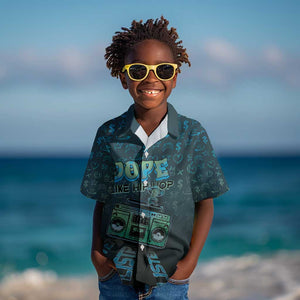 Dope Like Hip Hop Kid Hawaiian Shirt Hiphop Graffiti Style - African Pride