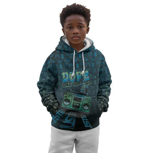 Dope Like Hip Hop Kid Hoodie Hiphop Graffiti Style - African Pride