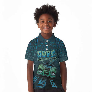 Dope Like Hip Hop Kid Polo Shirt Hiphop Graffiti Style - African Pride
