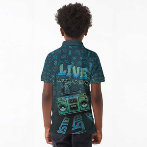 Dope Like Hip Hop Kid Polo Shirt Hiphop Graffiti Style - African Pride