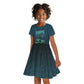 Dope Like Hip Hop Kid Short Sleeve Dress Hiphop Graffiti Style - African Pride