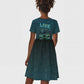 Dope Like Hip Hop Kid Short Sleeve Dress Hiphop Graffiti Style - African Pride