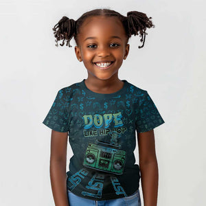 Dope Like Hip Hop Kid T shirt Hiphop Graffiti Style - African Pride