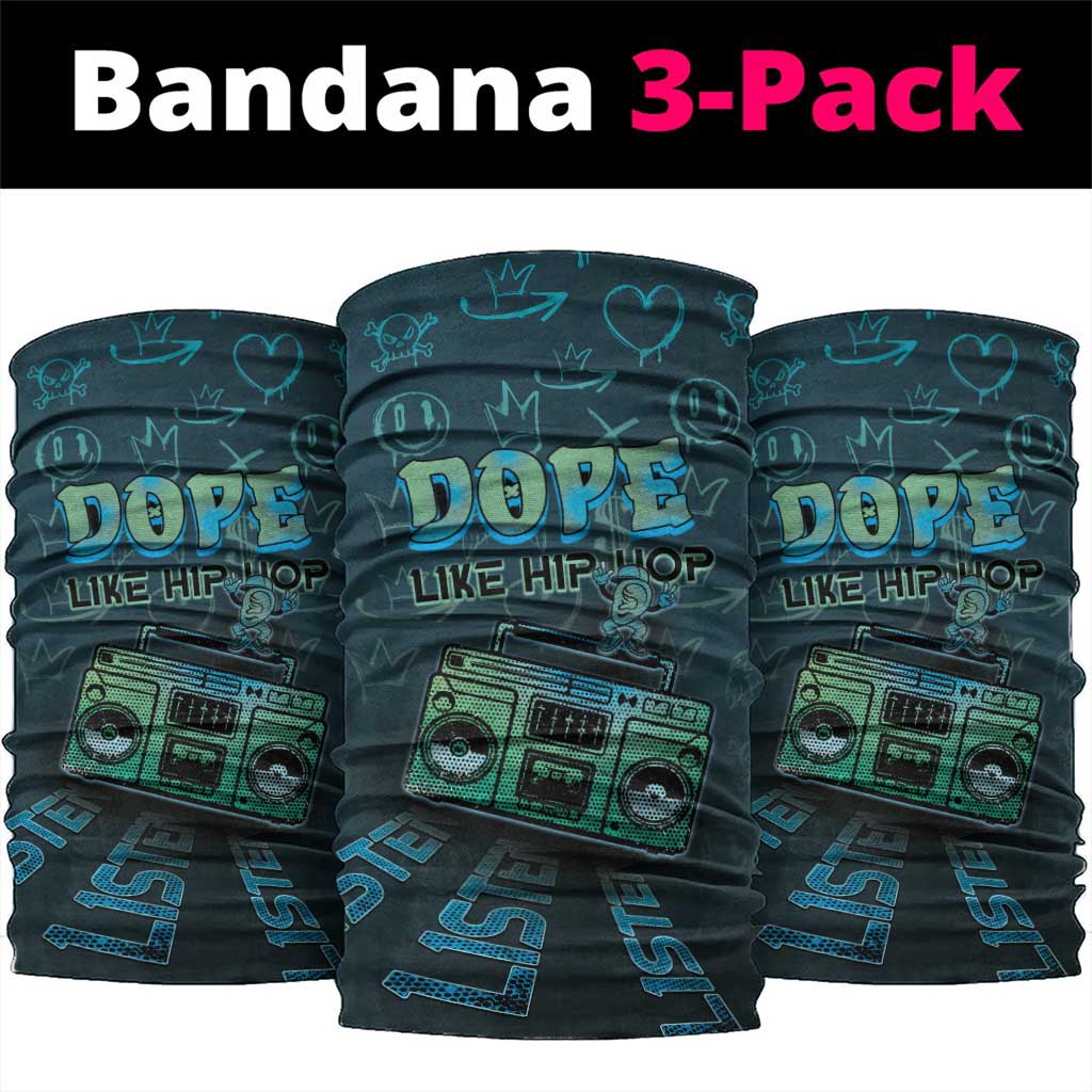 Dope Like Hip Hop Neck Gaiter Hiphop Graffiti Style DT05