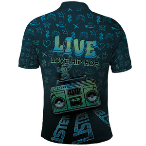 Dope Like Hip Hop Polo Shirt Hiphop Graffiti Style - African Pride