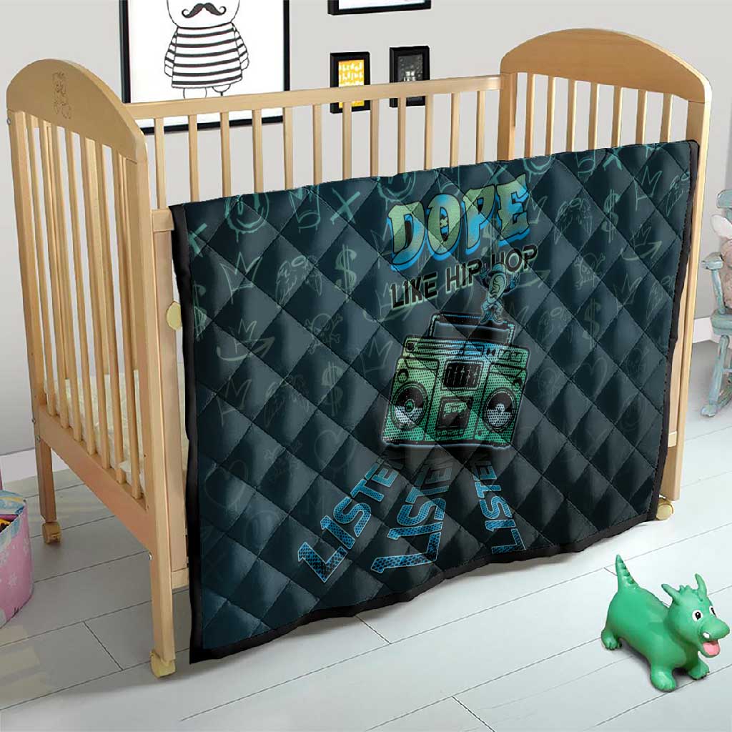 Dope Like Hip Hop Quilt Hiphop Graffiti Style - African Pride