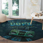 Dope Like Hip Hop Round Carpet Hiphop Graffiti Style - African Pride