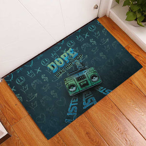 Dope Like Hip Hop Rubber Doormat Hiphop Graffiti Style - African Pride