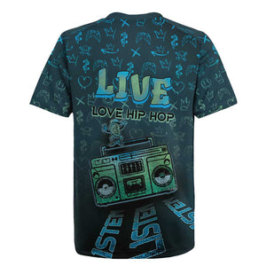 Dope Like Hip Hop Rugby Jersey Hiphop Graffiti Style - African Pride