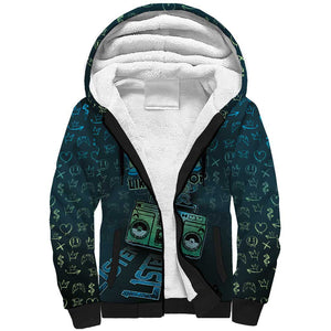 Dope Like Hip Hop Sherpa Hoodie Hiphop Graffiti Style - African Pride