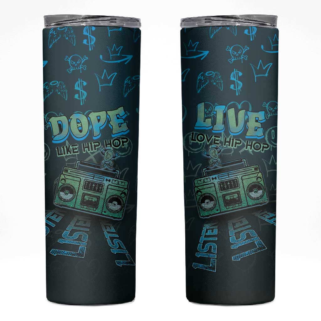 Dope Like Hip Hop Skinny Tumbler Hiphop Graffiti Style - African Pride