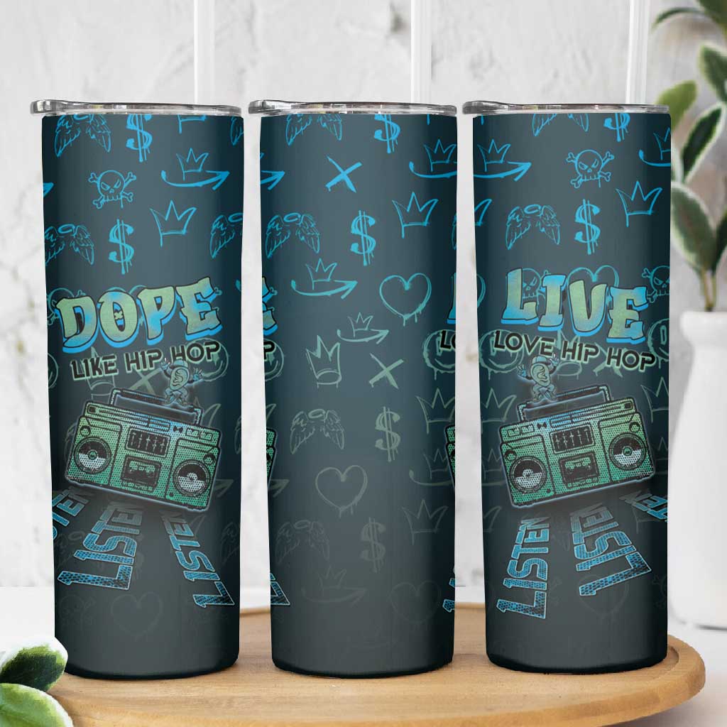 Dope Like Hip Hop Skinny Tumbler Hiphop Graffiti Style - African Pride