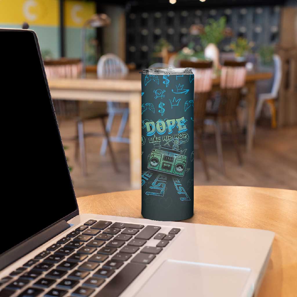Dope Like Hip Hop Skinny Tumbler Hiphop Graffiti Style - African Pride
