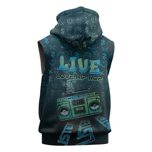 Dope Like Hip Hop Sleeveless Hoodie Hiphop Graffiti Style - African Pride
